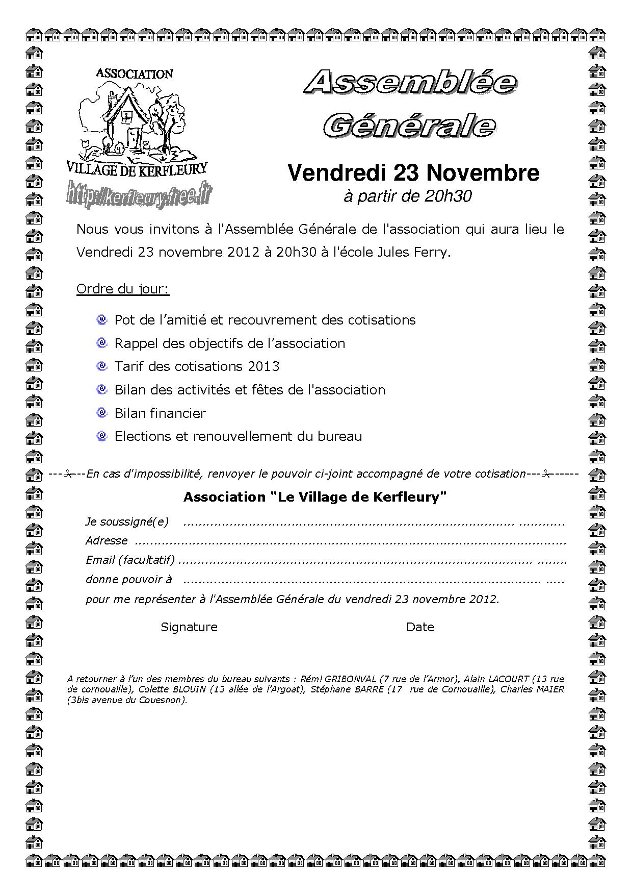 Assemblée Générale 2013