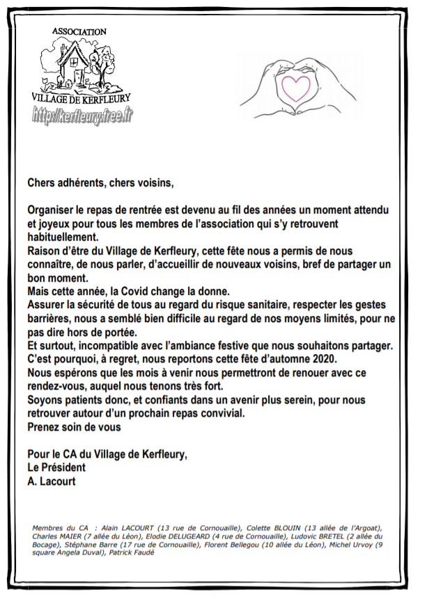 Fête d’automne 2020