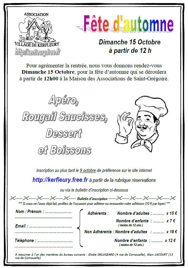 Fête d&rsquo;automne 2023